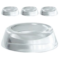 MARKETPIA 傢俱腳保護套 防噪音 洗衣機底座墊 透明, 4個