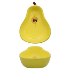 Daparang 水果造型隔層迷你多用途醬料碗 香蕉 HJ1277, 西洋梨, 2個