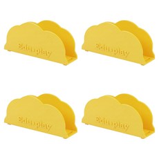 에듀플레이 굿베이비룸 고정 받침대, 옐로우, 4개