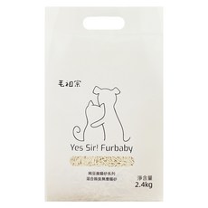 Yes Sir Furbaby 毛祖宗 混和除臭豆腐貓砂, 2.4kg, 1包, 天然