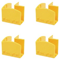 에듀플레이 굿베이비룸 코너 고정 받침대, 옐로우, 4개