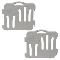 에듀플레이 굿베이비룸 벽면, 그레이, 2개