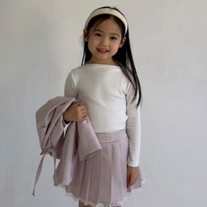 Saint Doll 親子裝 飄逸船型領T恤