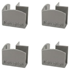 에듀플레이 굿베이비룸 코너 고정 받침대, 그레이, 4개