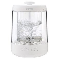 MORITZ LumiGlass 蒸氣加熱式加濕器 4L, 白色, MGU-040