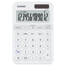 CASIO 卡西歐 彩色電子計算機 MS-20YC, 1個, 白色