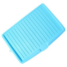 生活狩獵 多功能餐具瀝水盤, 藍色, 1個, 1層