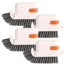 AKEIBY 半永久三合一窗框清潔刷, 混合顏色, 4個