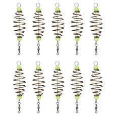 999피싱 야광 민물 떡밥 릴 낚시 숭어 스프링 카고 채비, 10개