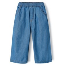 unifriend 棉質丹寧九分直筒褲