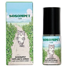 Sosompets 貓用韓國產木天蓼萃取物噴霧, 1個, 40ml, 木天蓼