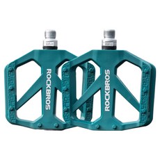 ROCKBROS 洛克兄弟 鋁合金輕量防滑自行車平踏板 左右一組 BP2602, 藍色, 1套