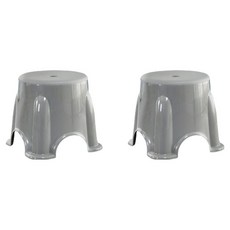 블럭마트 다용도 욕실 의자 2p, 그레이