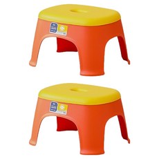 Block Mart 撞色浴室椅, 橘色