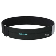 ODNO 跑步腰帶 馬拉松包 腰包 防水翻轉腰帶 OD-PB20, 黑色, 1個