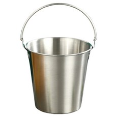 Kodachief 不鏽鋼收納派對裝飾冰塊廚房冰桶 + 手把組 原色, 1套, 1.1L