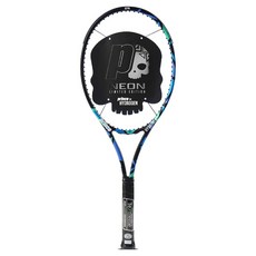 prince 2025 Hydrogen Neon 100 網球拍 275g 16x19 G2 4(1/4), 黑色 + 霓虹藍 + 霓虹綠, 1個, NEON 275