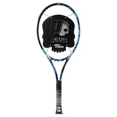 prince 2025 Hydrogen Neon 100 網球拍 290g 16x18 G2 4(1/4), 黑色 + 霓虹藍 + 霓虹綠, 1個, NEON 290