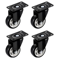 올커버 수레용 고하중 저소음 운반차 교체용 바퀴, 4개