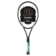 prince 2023 Hydrogen Spark 100 網球拍 265g 16x19 黑色版 G2 4(1/4), 黑色 + 多色, 1個, SPARK 265
