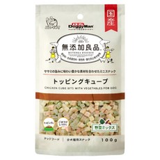 도기맨 강아지 한톨 트릿 큐브 치킨 & 야채, 100g, 1개, 혼합맛(닭/야채)