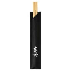 블룸엣홈 일식 한식 도시락용 고급형 젓가락 반포장 검정 24cm, 50개, 1개입