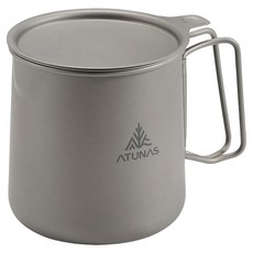 ATUNAS 歐都納 鈦茶具組 600ml A1KTGZ17, 銀色, 1個