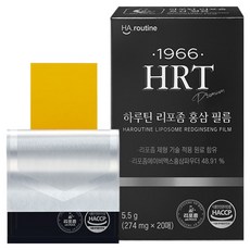 Haroutine HRT 脂質體紅參口溶膜 20入, 1個, 20冊