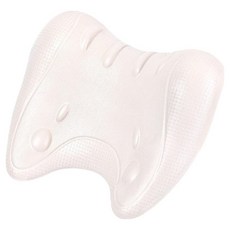 스마일깨비 깔끔한 W자형 마사지 견인베개 244g, 1개