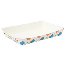 Inp 多用途白色傳統圖案託盤 格子丹青 14 x 9 x 2.5 cm, 1個, 50入