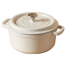 Monconte Brie 電磁爐砂鍋 鑄鐵鍋, 18cm, 淺灰色, 1個