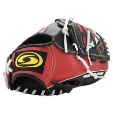 썬버드 올라운드 야구글러브 좌투용 S1402, 블랙 + 레드, 1개