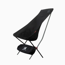 홀리데이코리아 두랄루민 프레임 캠핑 경량 체어, 블랙, 1개