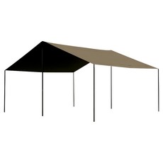 홀리데이코리아 캠핑 300D 렉타 타프 스킨, 브라운 카키