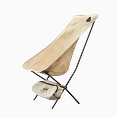 홀리데이코리아 두랄루민 프레임 캠핑 경량 체어, 베이지, 1개