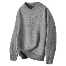 제이에이치스타일 남성용 소프트 울 라운드 니트 UYROK732