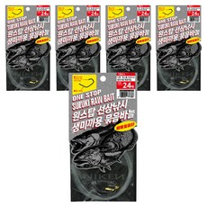 NIKEN 원스탑 선상 낚시 생미끼용 묶음 바늘 외수질 채비, 5개, 10개입