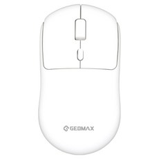 지오맥스 블루투스 리시버 겸용 무선 듀얼 무소음 마우스, White, GM-BTM1100