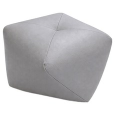 순잠 가정용 거실 낮은 팔각 풋스툴 34 x 34 x 21 cm, 그레이