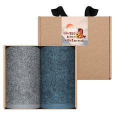송월타월 2026 병오년 붉은말 신년 핸드타올 애쉬컬러 핸드 2p + 스티커 + 크라프트 세트, 랜덤발송(핸드타올, 크라프트), 1세트