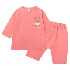 몰리멜리 힙스윗 래빗 7부 상하의 세트