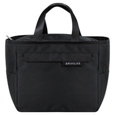 GUNU 보온 보냉 직장인 방수 도시락 수납 가방, 1개, 블랙