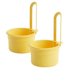 GOODIE FOODIE 一鍵式水槽廚餘過濾網 芥末黃, 1入, 2個