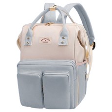 GUNU 대용량 피크닉 등산 보온 보냉 이유식 기저귀 가방, 로맨스블루, 1개