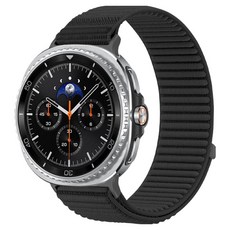 스페이스쉴드 갤럭시 워치 유니 슬로프 밸크로 패브릭 나일론 스트랩 46mm, 다크그레이, 1개