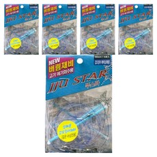 NIKEN 船釣花枝拋棄式枝釣組 木蝦 深海用, 4入, 5個