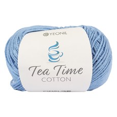 연일섬유 티타임 뜨개실 40g, 14번 블루, 1개