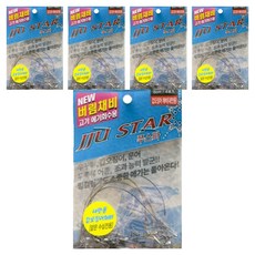 NIKEN 船釣墨魚拋投釣組 木蝦 內灣用, 4入, 5個