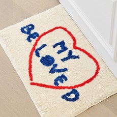 BON DESIGNLAB 字母設計迷你地墊, 我的愛, 1個