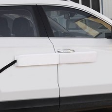 크로니클 차량용 문콕방지 간편 탈부착 이지 라인 도어 가드, 화이트, 2개
